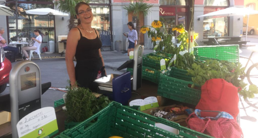 Marktstand am Eigerplatz