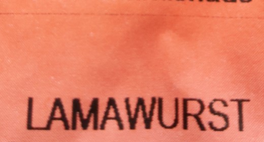 Lamawurst aus Mamishaus