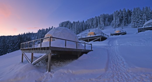 Auszeit in der futuristischsten Chalet-Kolonie der Schweiz