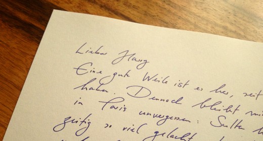 Schreib mal wieder einen Brief